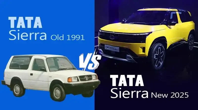 Tata Sierra 1991 vs New Tata Sierra 2025
