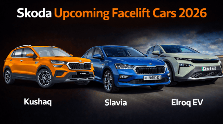 Skoda का बड़ा गेमप्लान 2026: Kushak–Slavia Facelift से लेकर Elroq EV तक, क्या बदलेगा पूरा सेगमेंट?