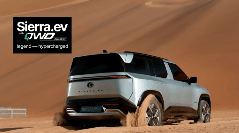 Tata Sierra EV का इंटीरियर सामने आया; Tata Motors ने FY31 तक चार नई इलेक्ट्रिक कारें लाने की पुष्टि की