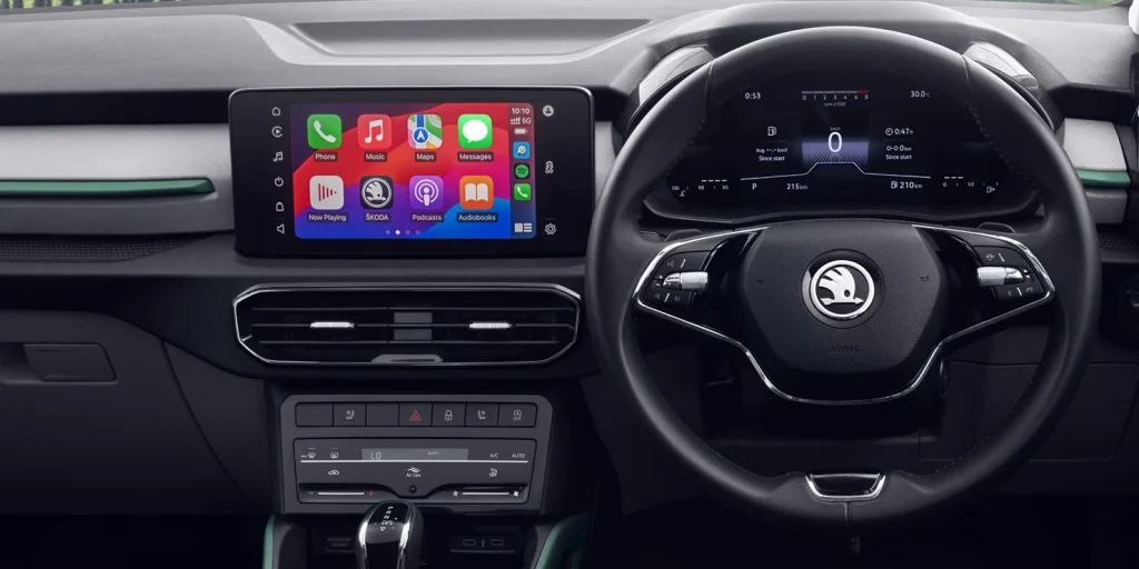 skoda_kylaq_infotainment skoda kylaq infotainment system