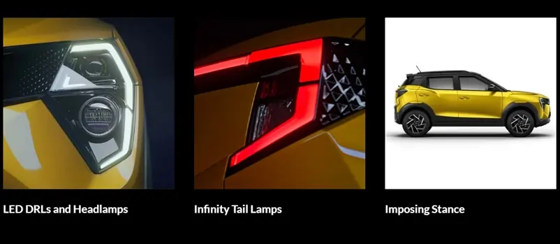 क्या Mahindra XUV 3XO बन सकती हैं। Family Car? जानें features, colors, mileage और Price 5 Mahindra XUV 3XO Exterior